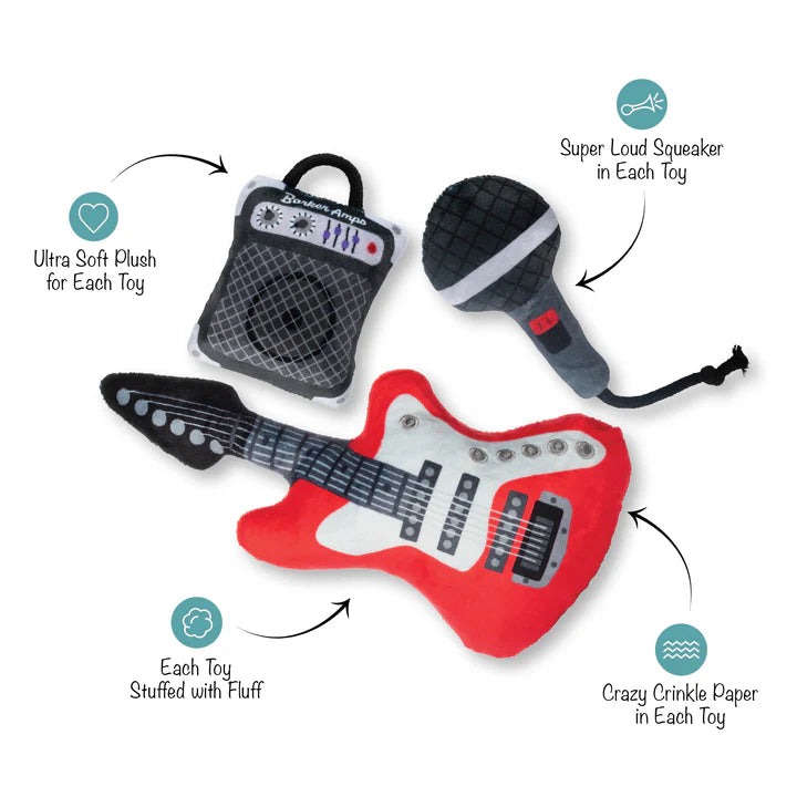 READY TO ROCK DOG TOYS