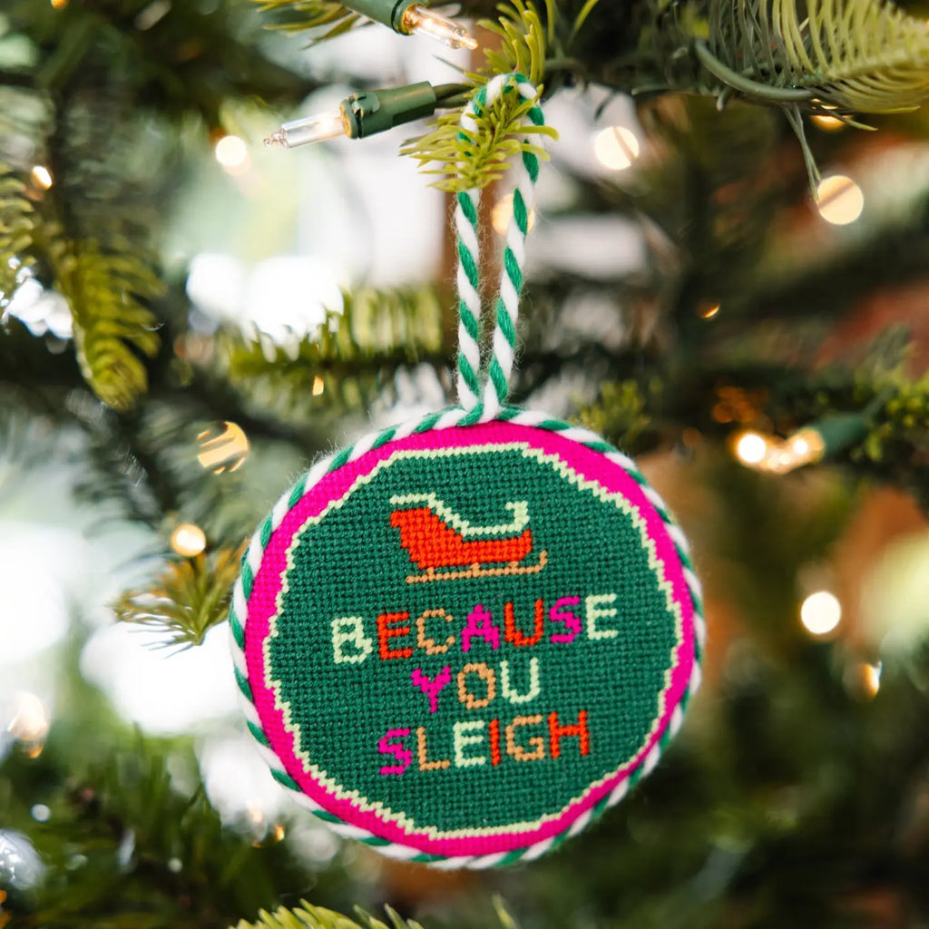 NEEDLEPOINT ORNAMENT