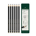 PITT MATTE GRAPHITE TIN 6 CT