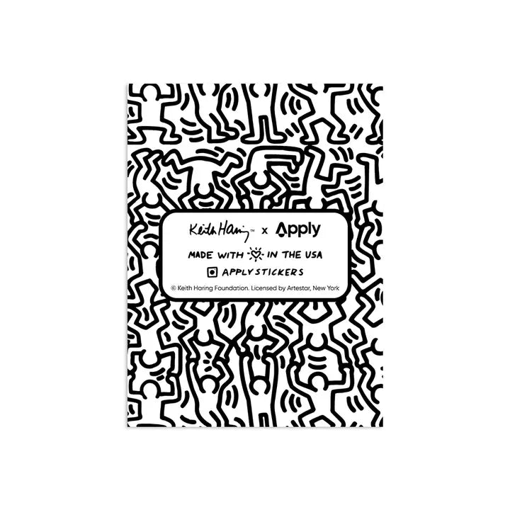 STATUE OF LIBERTY BY KEITH HARING STICKER