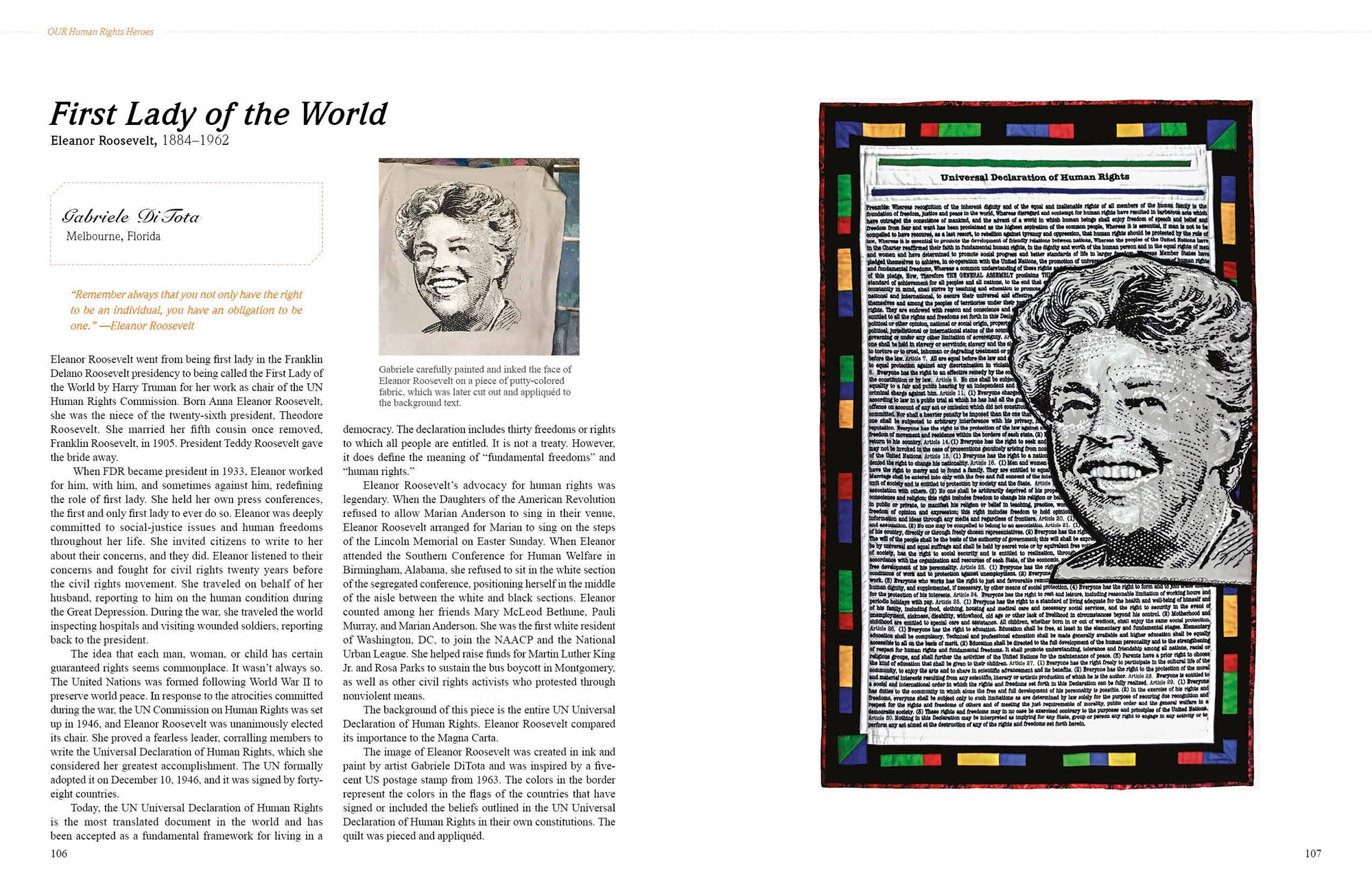 OURSTORY QUILTS: HUMAN RIGHTS STORIES IN FABRIC