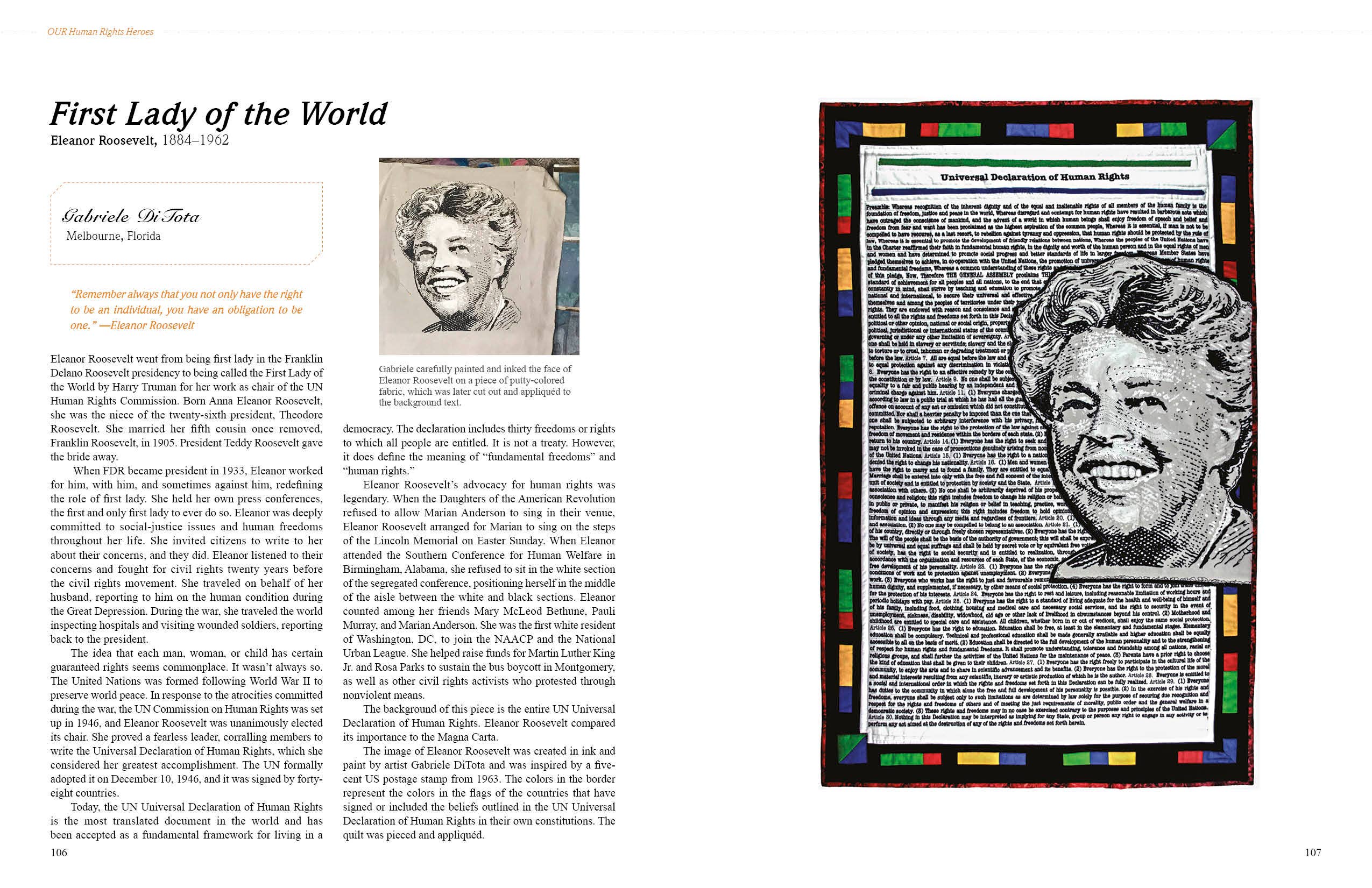 OURSTORY QUILTS: HUMAN RIGHTS STORIES IN FABRIC