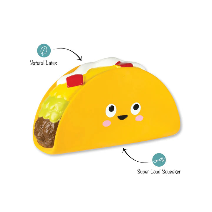 WHATCHU TACO 'BOUT LATEX DOG TOY