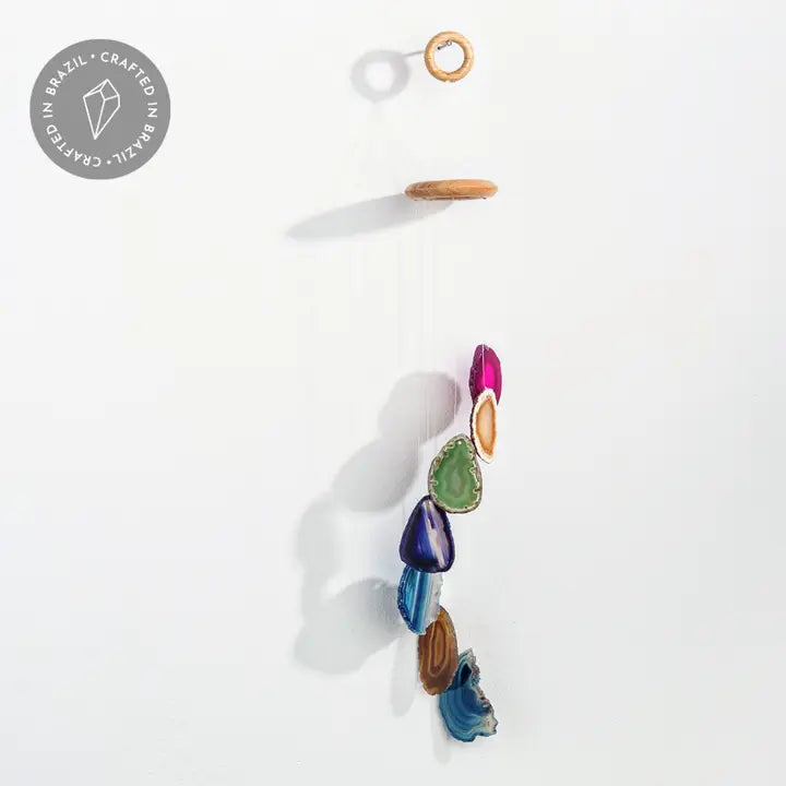 RAINBOW AGATE WIND CHIMES