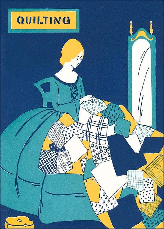 QUILTING POSTER MAGNET