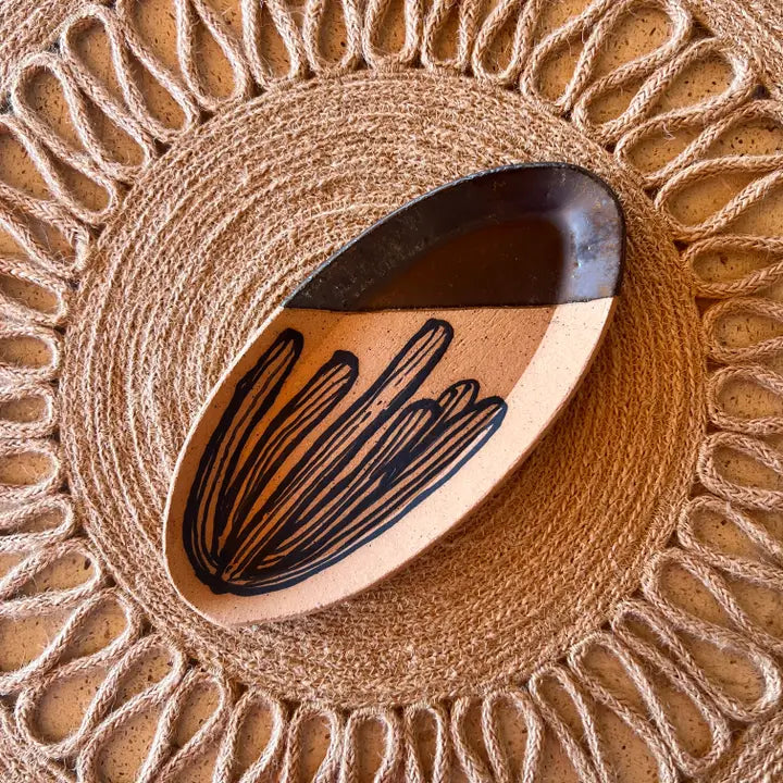 CACTI OVAL TRINKET DISH