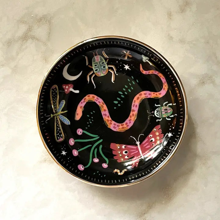 MIDNIGHT GARDEN TRINKET DISH