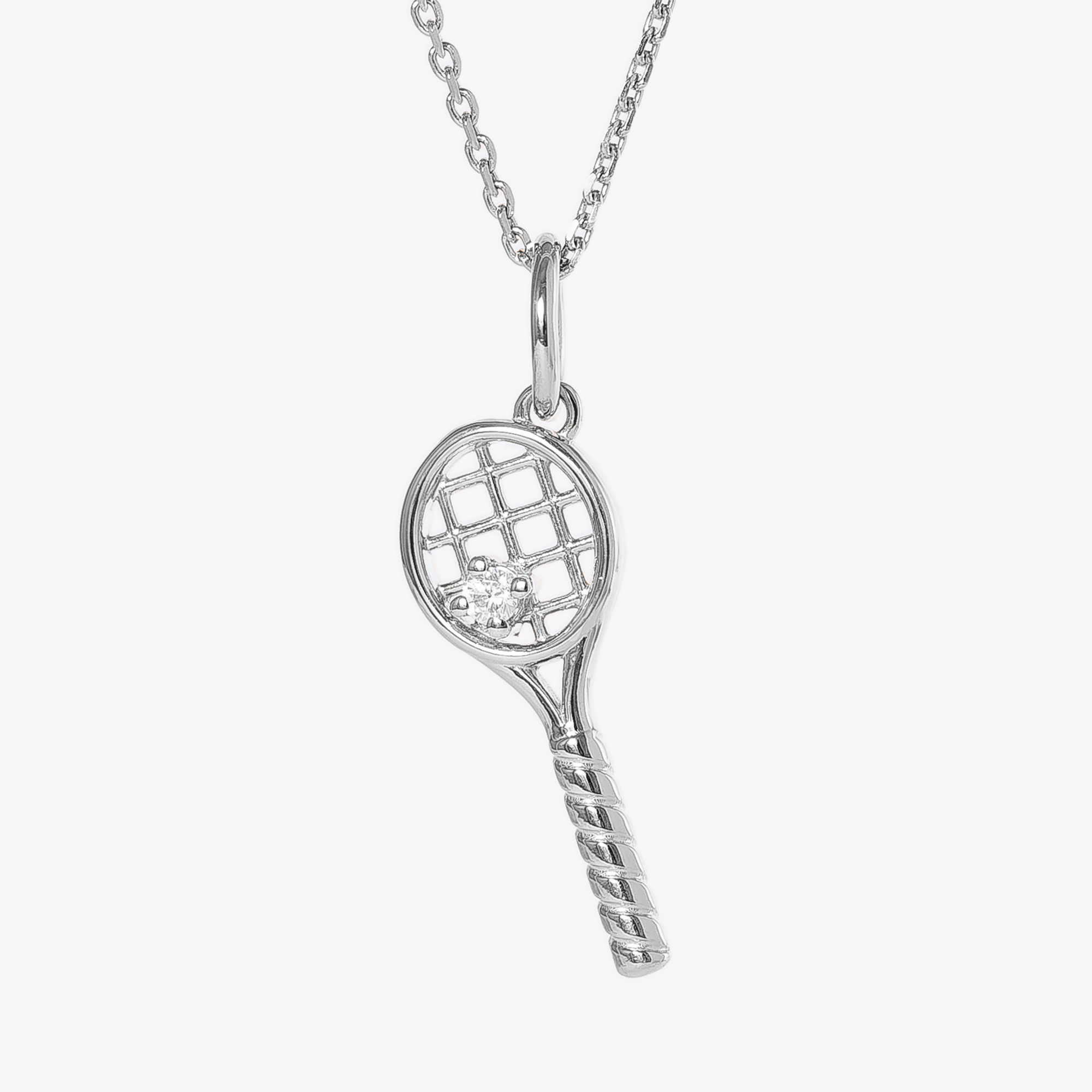 SERENA TENNIS RACKET NECKLACE