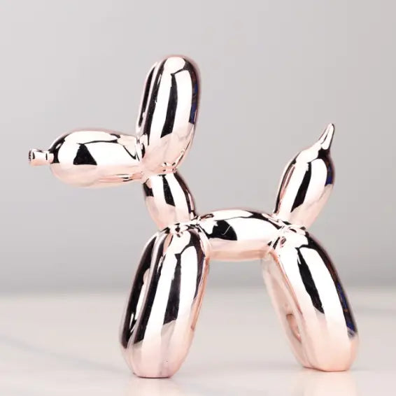 ELECTROPLATING BALLOON DOG SCULPTURE- LARGE