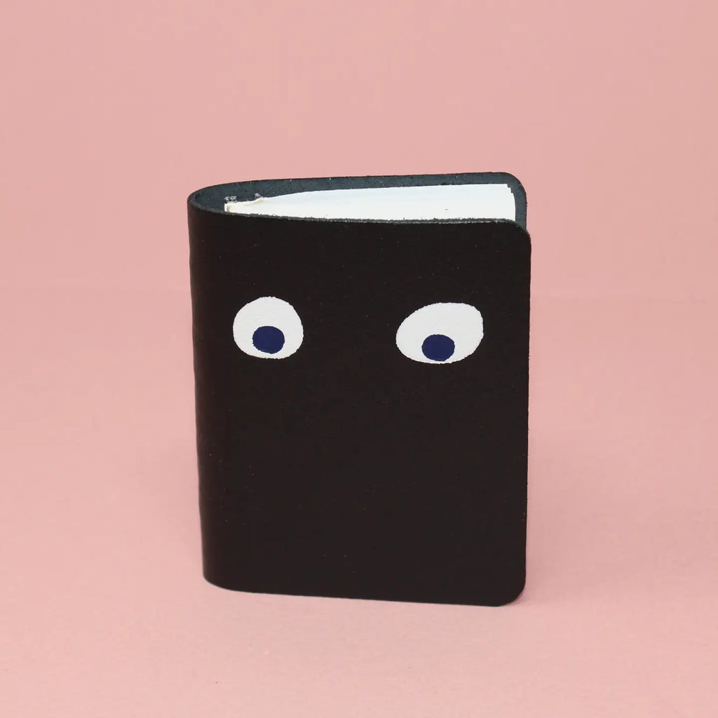 GOOGLY EYE MINI LEATHER NOTEBOOK