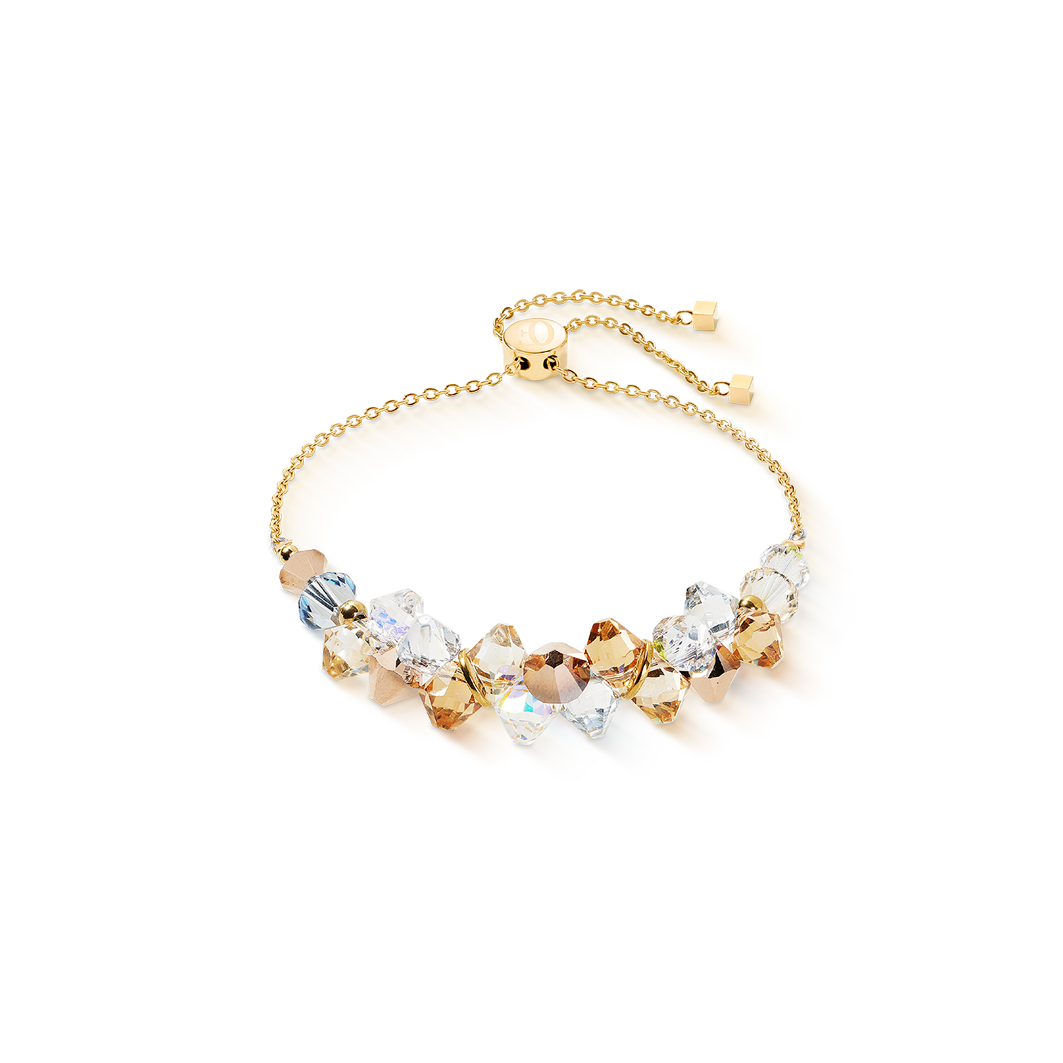 DANCING CRYSTALS BRACELET - GOLD