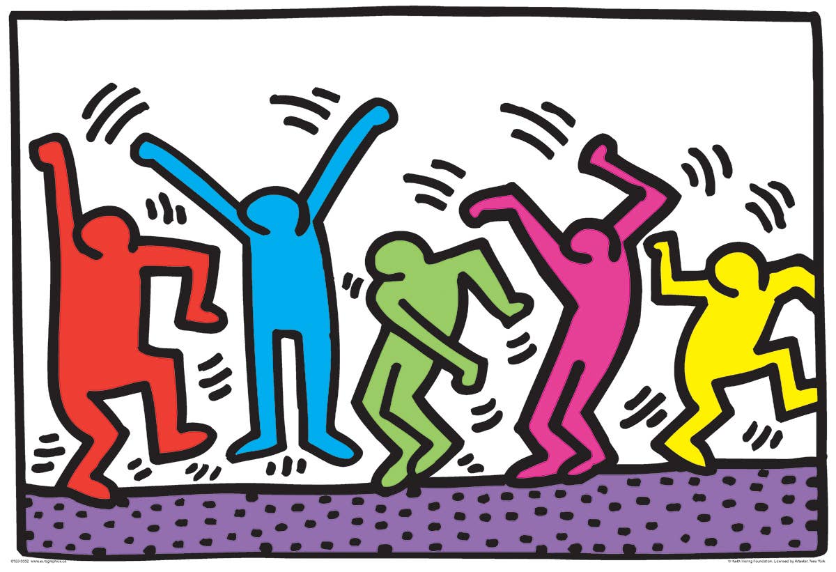 DANCING FIGURES PUZZLE (100 PIECES)