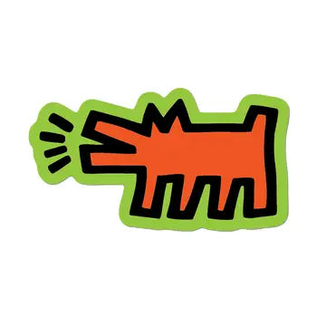 BARKING POP SHOP DOG BY KEITH HARING STICKER