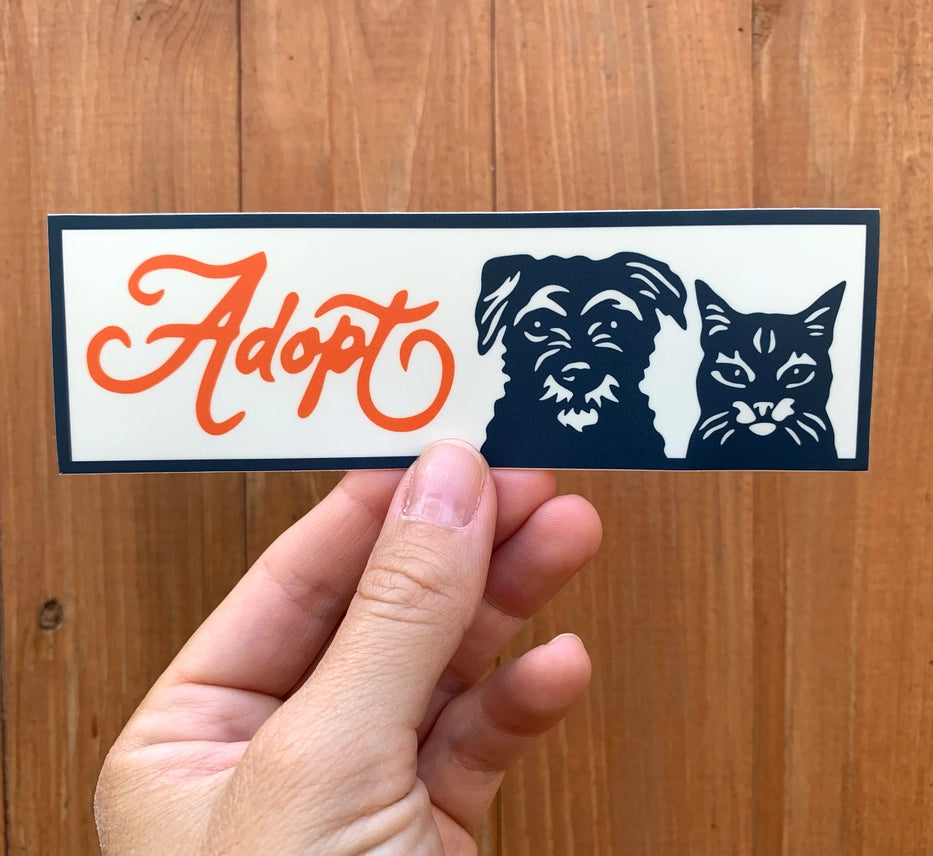 ADOPT VINYL STICKER