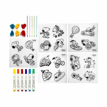 PEANUTS DIY SHRINK ART KIT + MARKERS