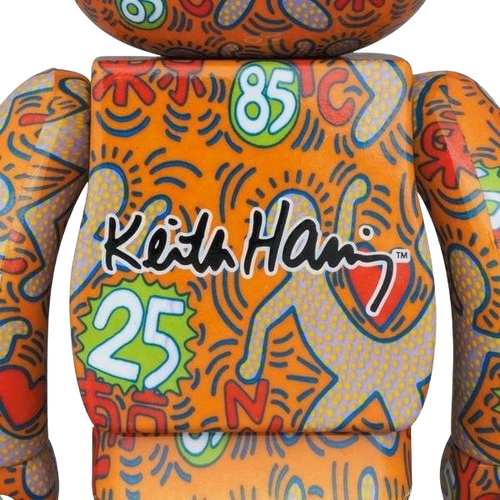 BEARBRICK X KEITH HARING SISTER CITIES SET (400% + 100%)