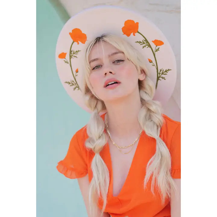 THE POPPY WOOL HAT