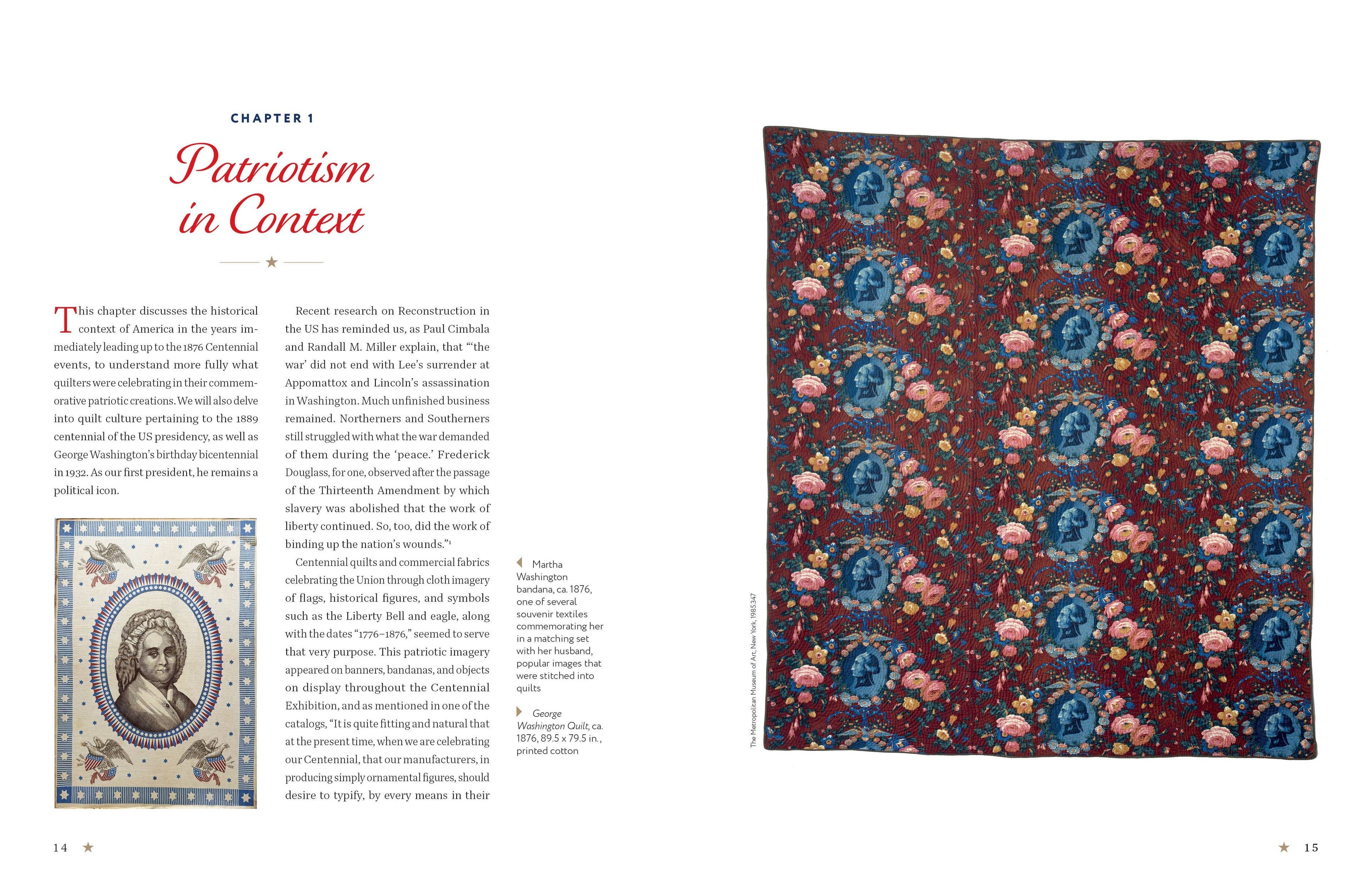 COMMERATIVE AMERICAN QUILTS: STITCHING OUR HERITAGE FROM 1876 TO TODAY