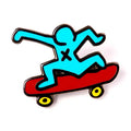 KEITH HARING SKATEBOARDER PIN