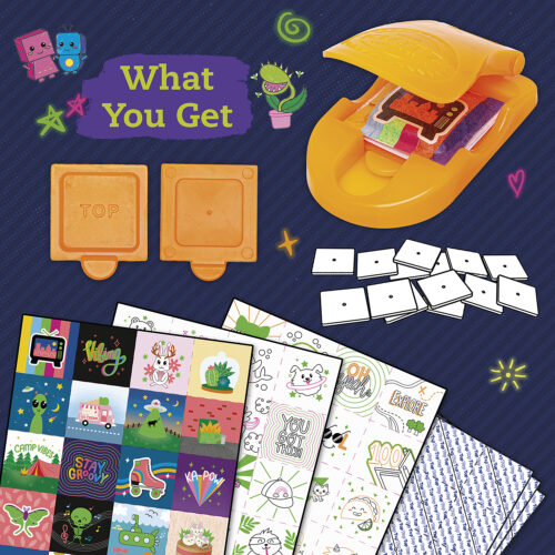 MAKE YOUR OWN GLOW-IN-THE-DARK PUFFY STICKERS