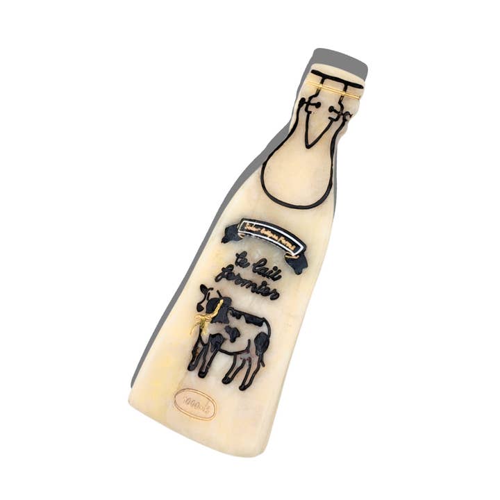 HAND-PAINTED FRESH MILK CLAW HAIR CLIP