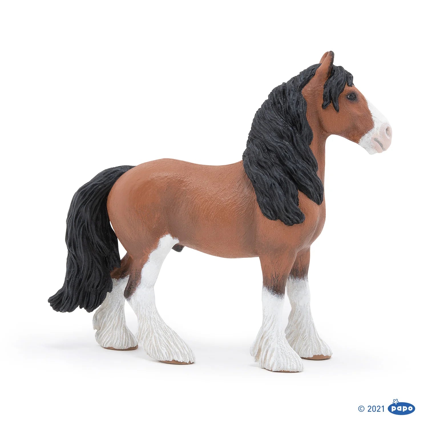 CLYDESDALE HORSE FIGURINE