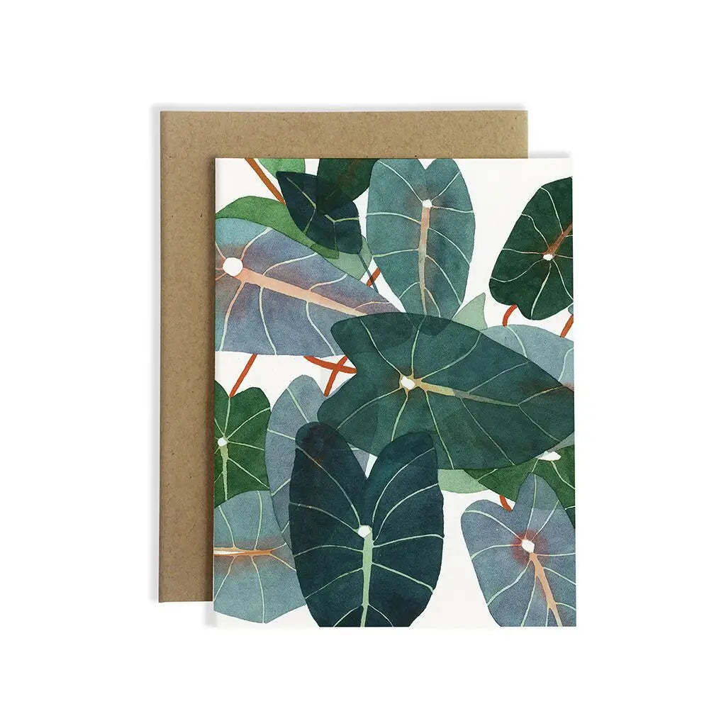 CALADIUMS GREETING CARD