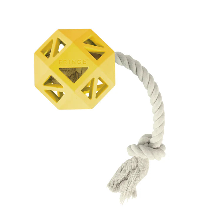 PULL MY WAY RUBBER DOG TOY