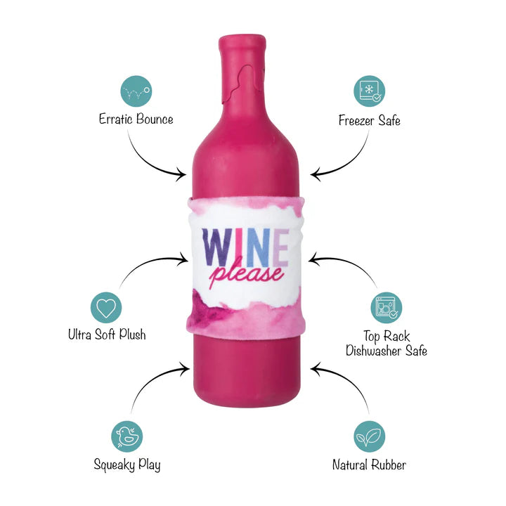 WINE PLEASE DOG TOY