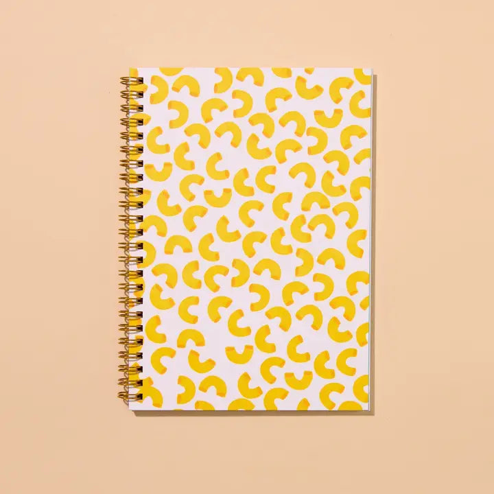 MACARONI LETTERPRESS SPIRAL NOTEBOOK