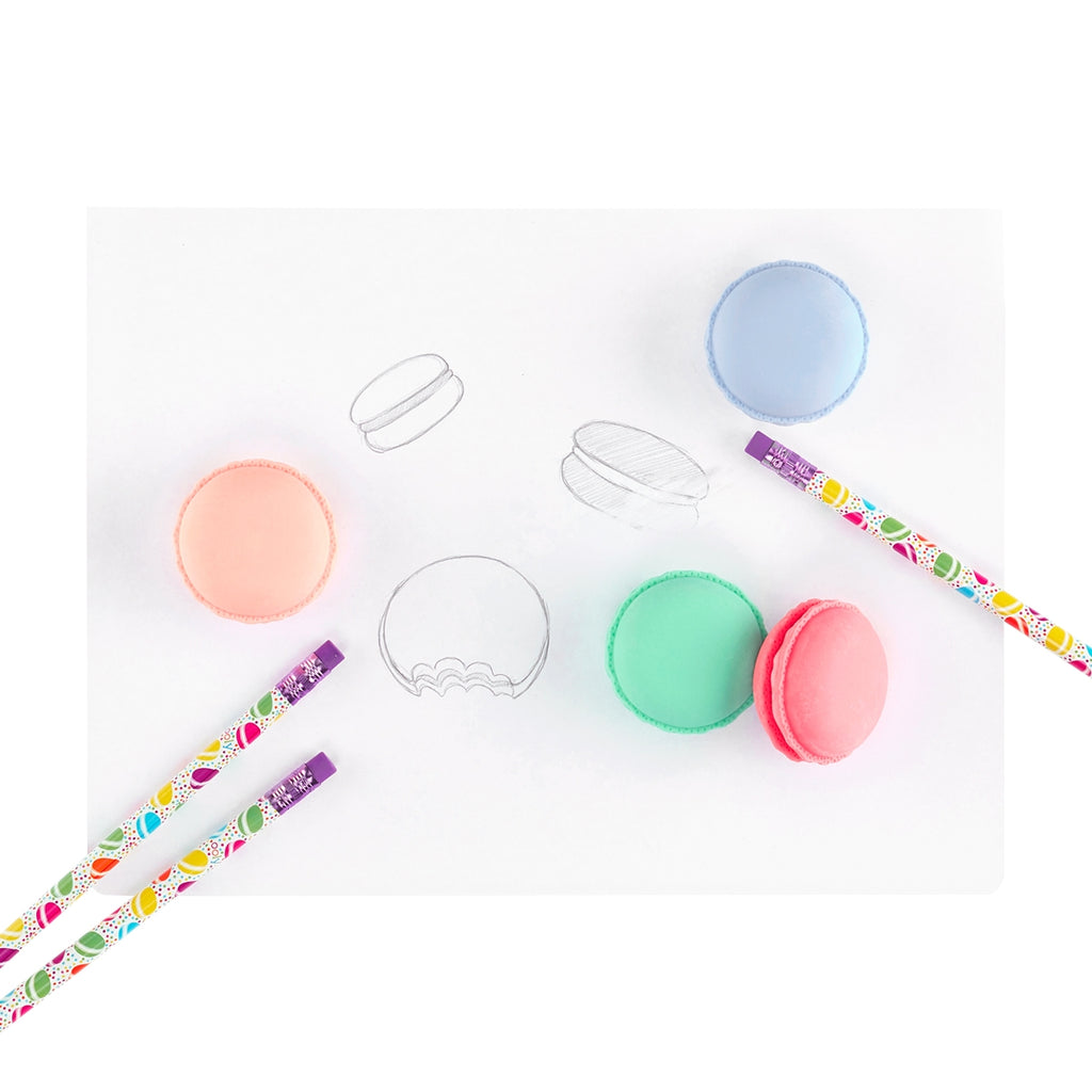 LE MACARON PATISSERIE: VANILLA SCENTED PUZZLE ERASERS