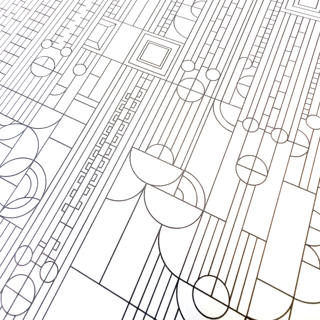 FRANK LLOYD WRIGHT COLORING BOOK