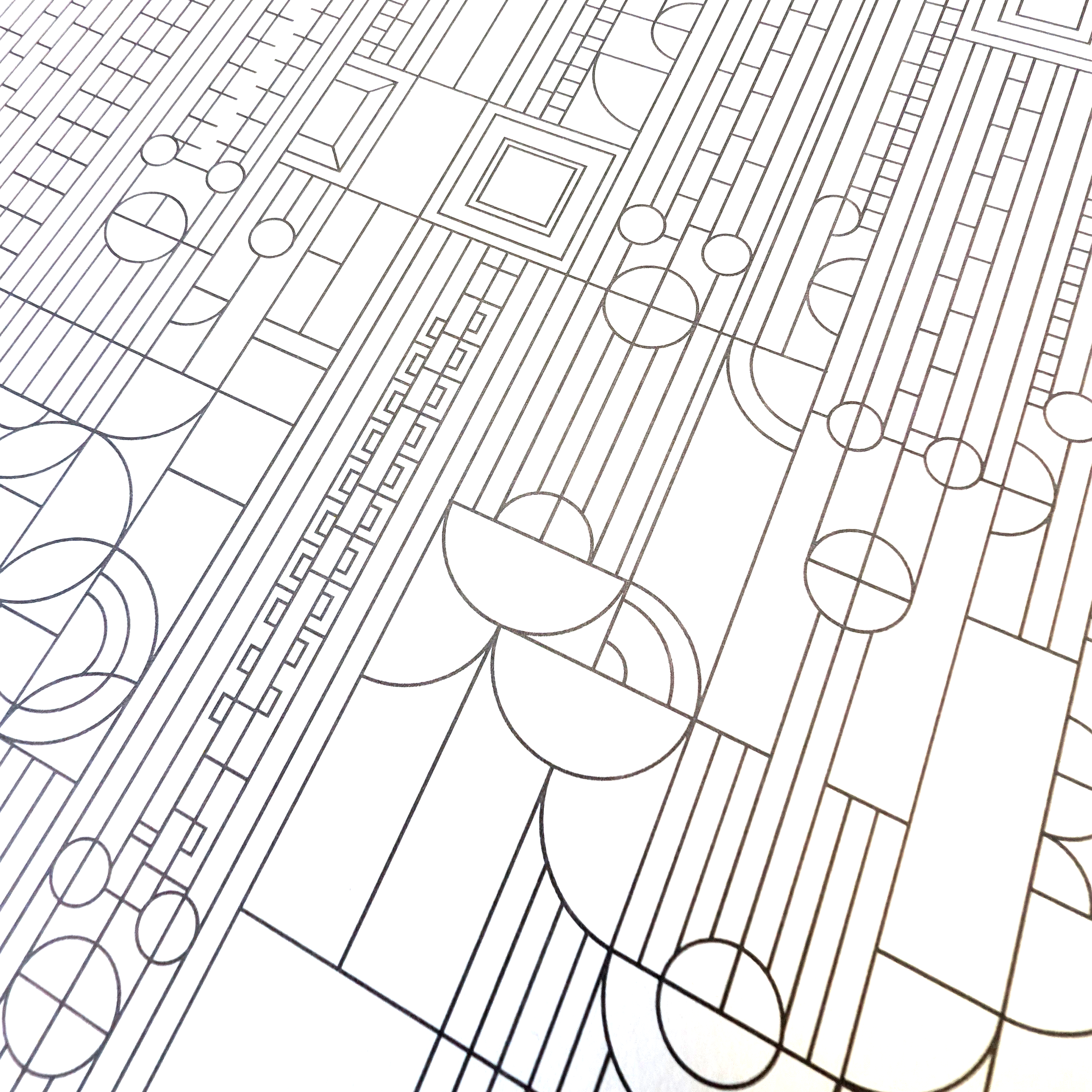 FRANK LLOYD WRIGHT COLORING BOOK