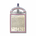 DECLARATION OF INDEPENDENCE METAL ORNAMENT