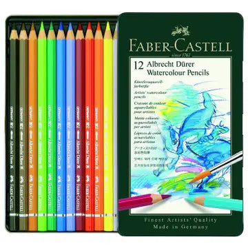 ALBRECHT DURER WATERCOLOR PENCILS METAL TIN 12CT