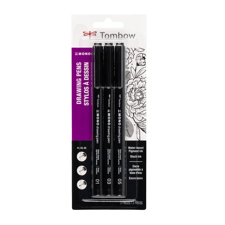 MONO DRAWING PENS 3-PACK