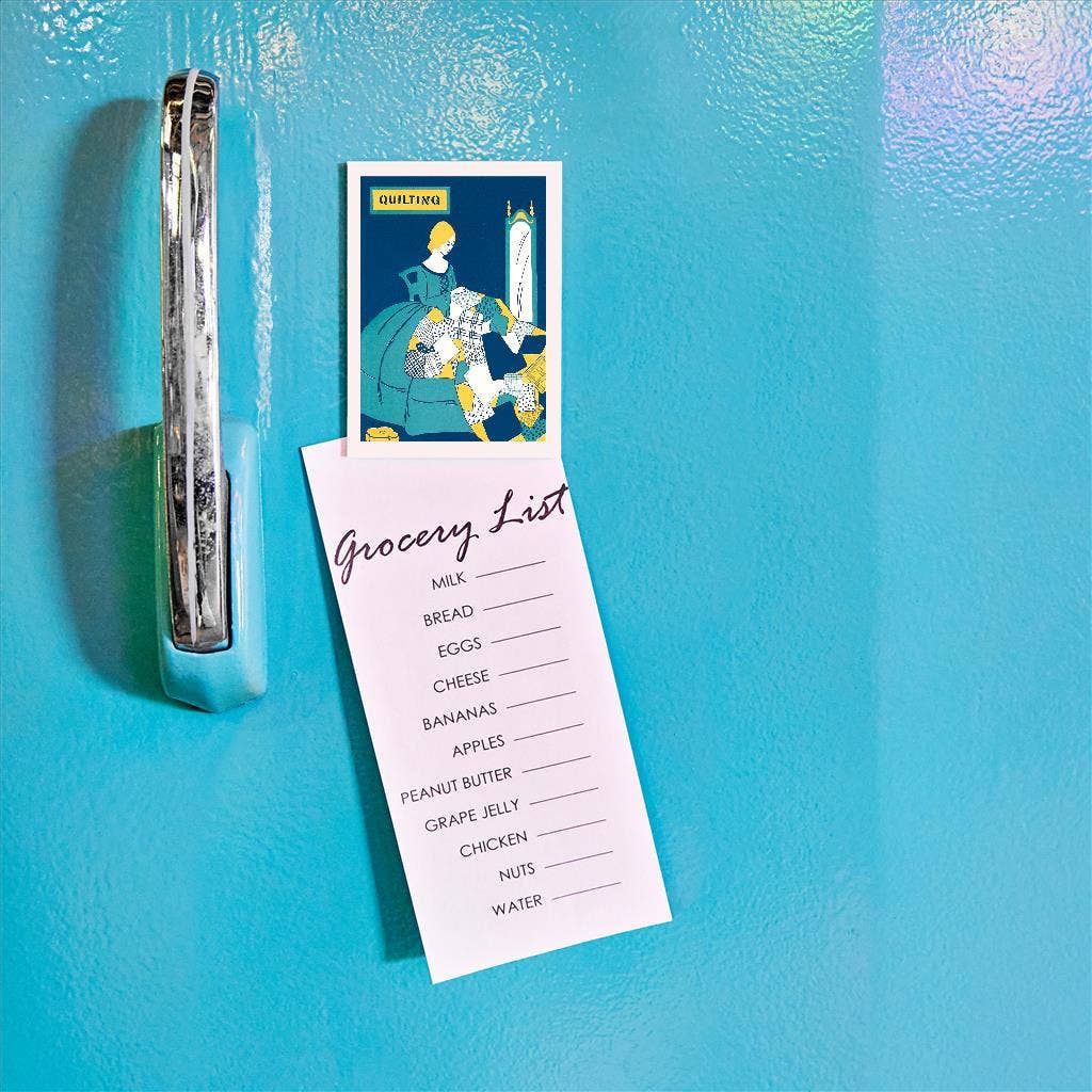 QUILTING POSTER MAGNET