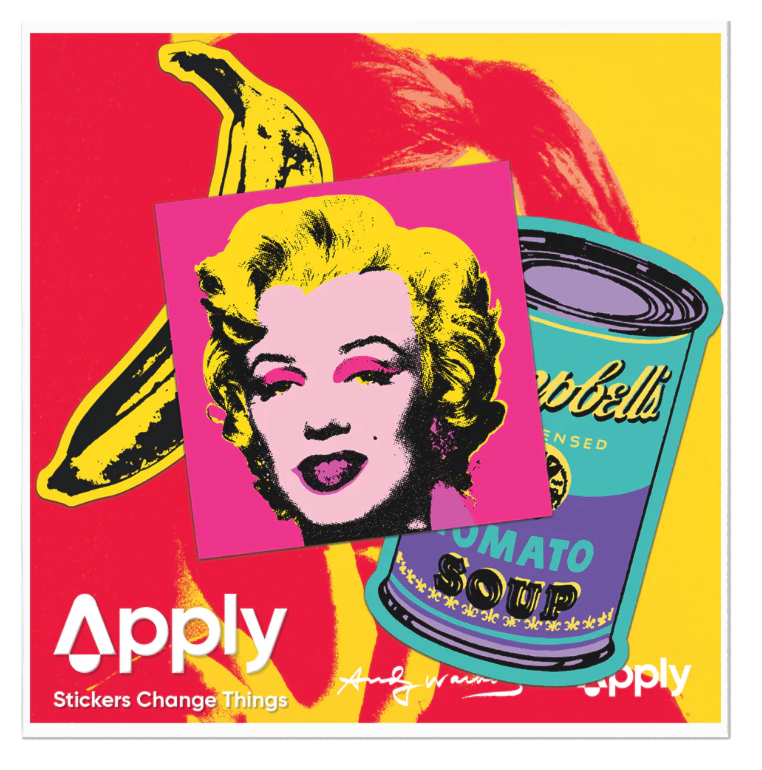 60s IN SILKSCREEN STICKERS