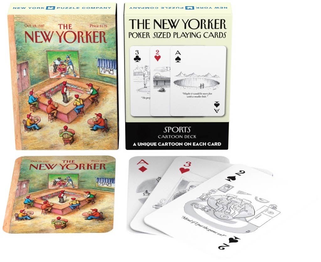 THE NEW YORKER SPORTS CARTOONS PLAYING CARDS