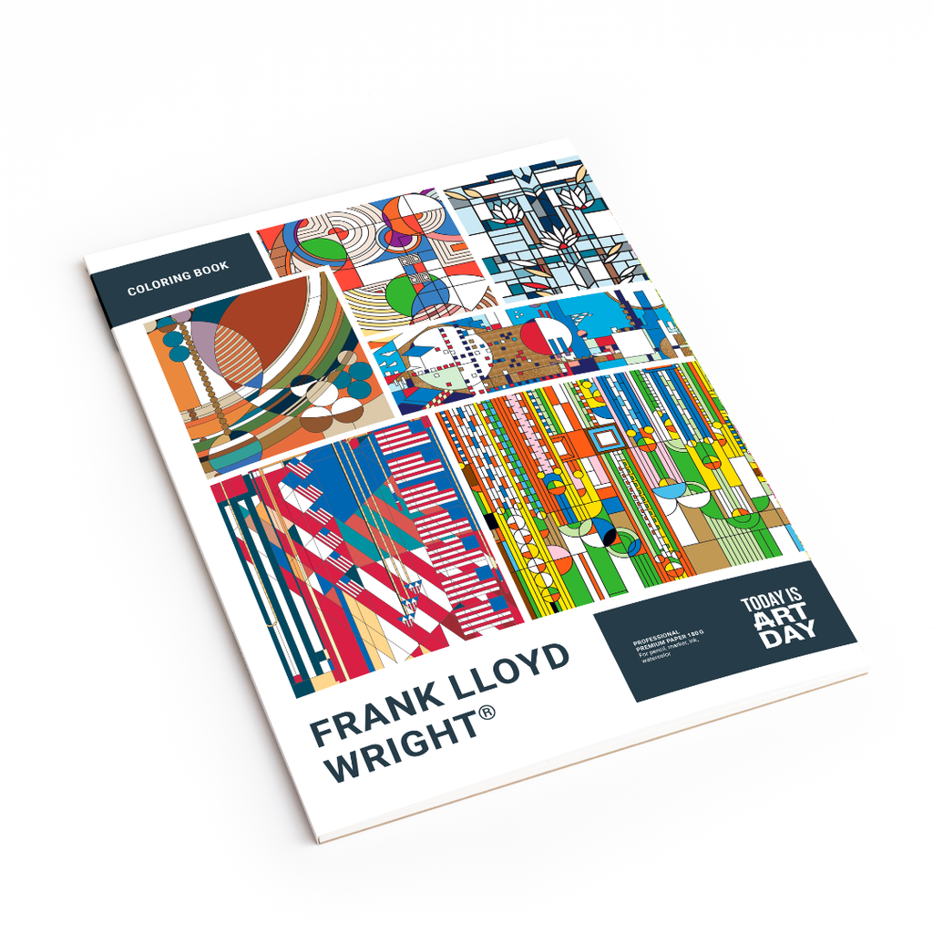 FRANK LLOYD WRIGHT COLORING BOOK