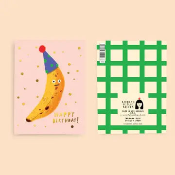BANANA GUY BIRTHDAY CARD