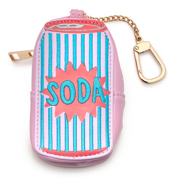 SODA POP CAN BAG CHARM & REUSABLE BAG