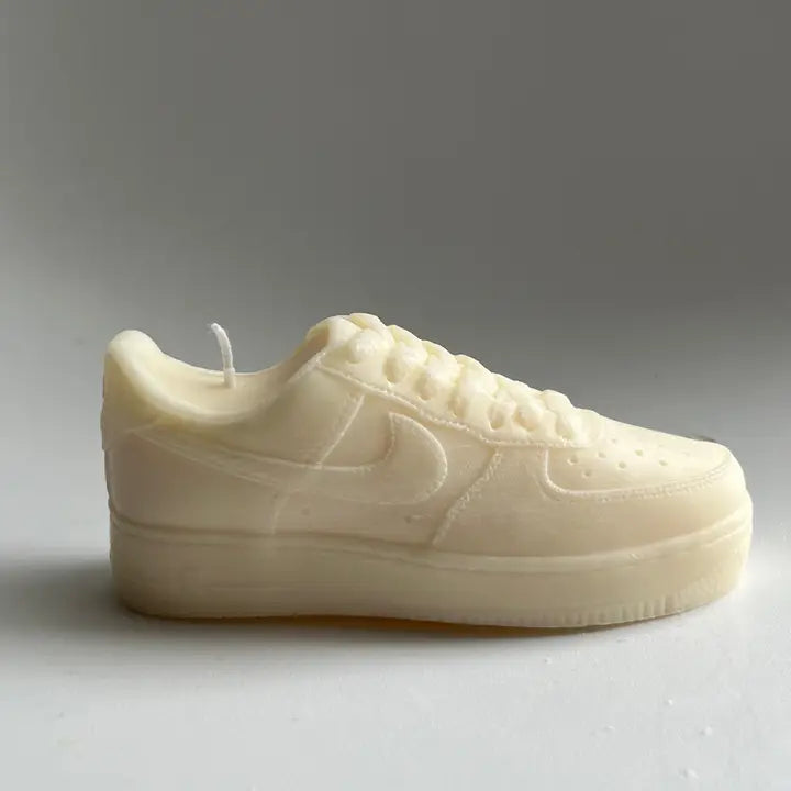 NIKE SNEAKER SHOE CANDLE- NATURAL