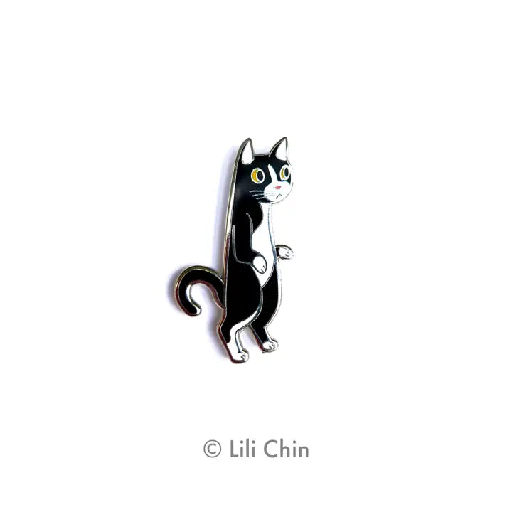 MEERKAT KITTY ENAMEL PIN