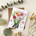 GARDEN BOUQUET THANK YOU CARD