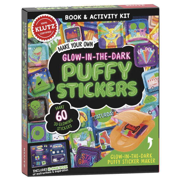 MAKE YOUR OWN GLOW-IN-THE-DARK PUFFY STICKERS
