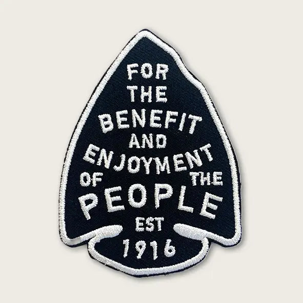 FOR THE BENEFIT & ENJOYMENT OF THE PEOPLE PATCH