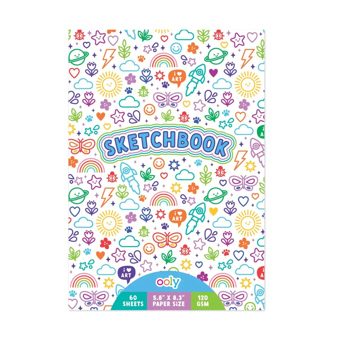 COLORFUL DOODLES: SKETCHBOOK (5.8 X 8.3)