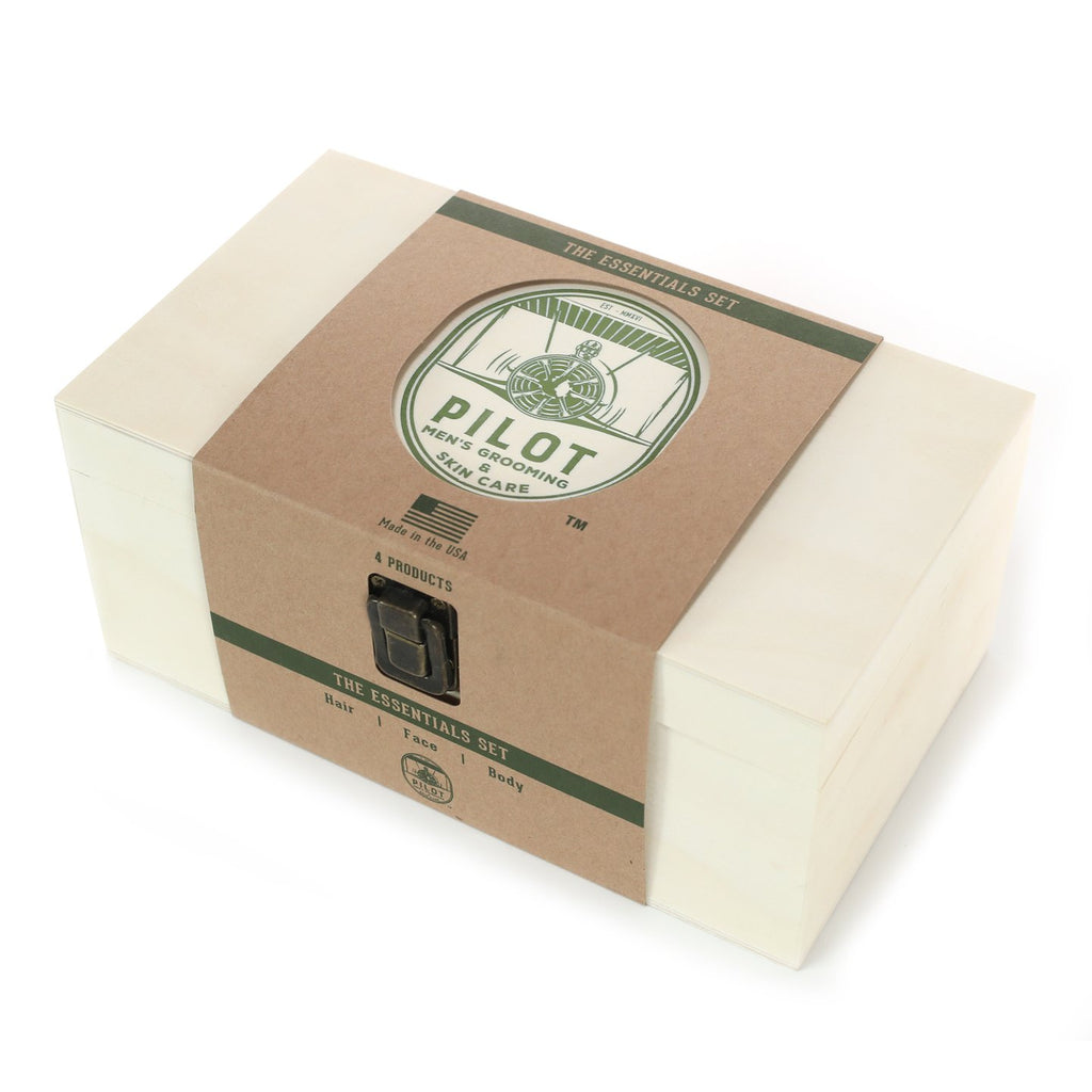 PILOT MEN'S GROOMING AND SKIN CARE ESSENTIAL SET