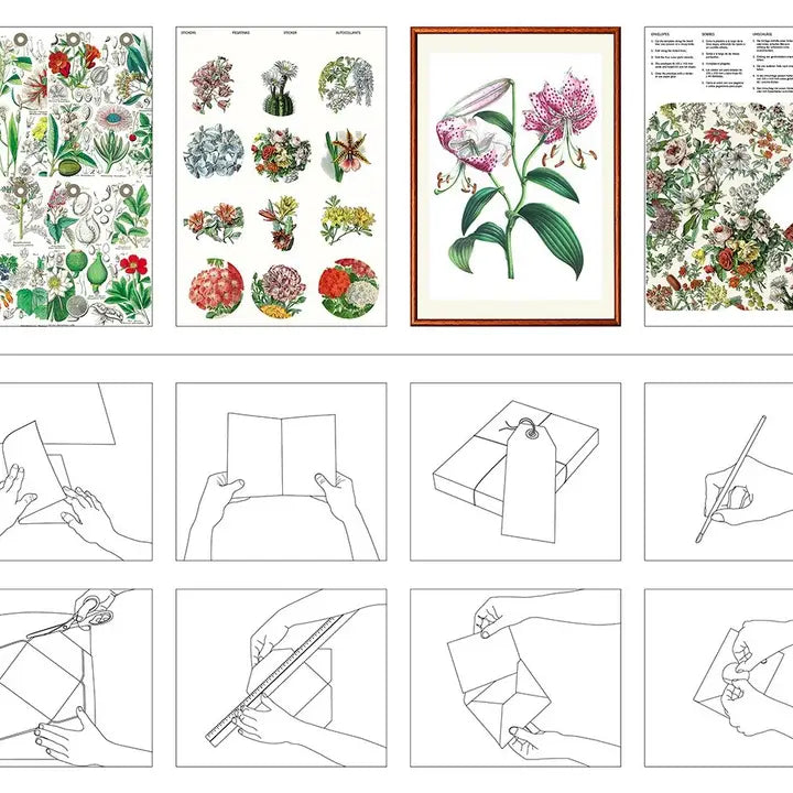 FLOWERS PAPERCRAFT BOOK